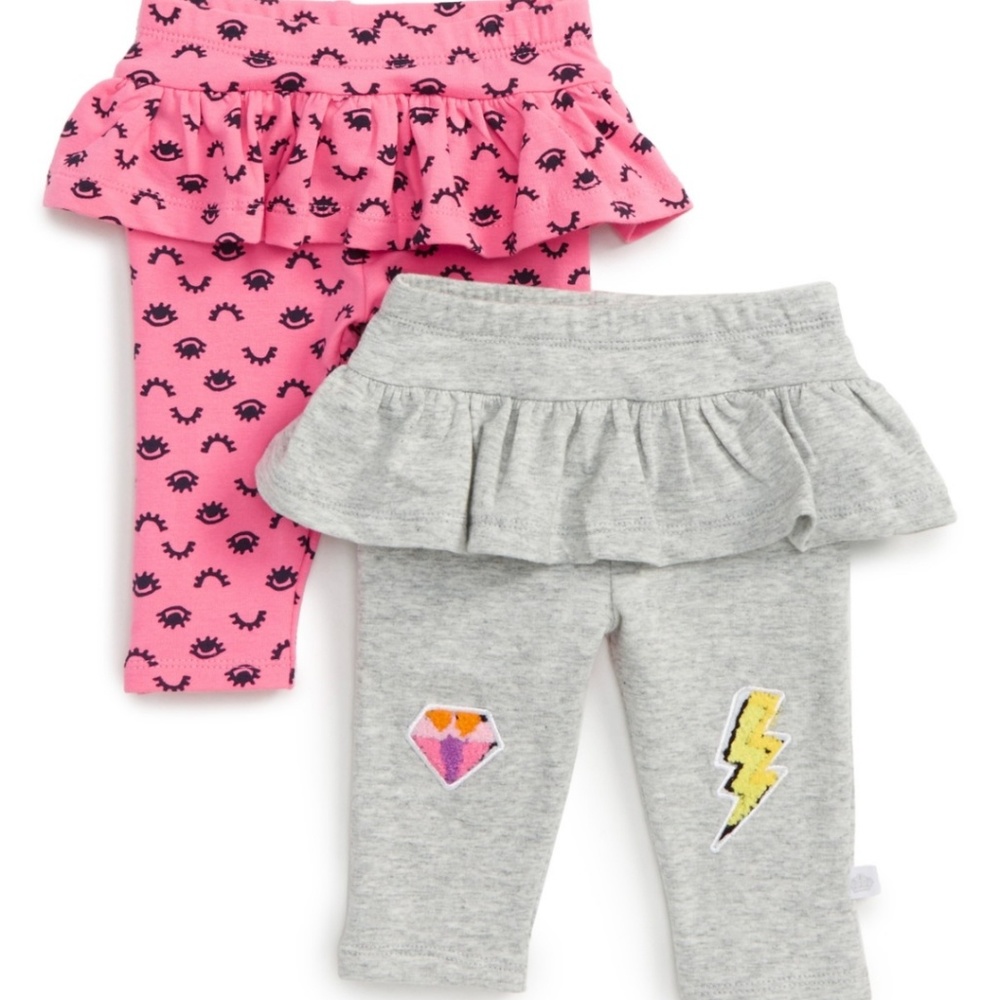 Rosie Pope 2 Pair Ruffle leggings